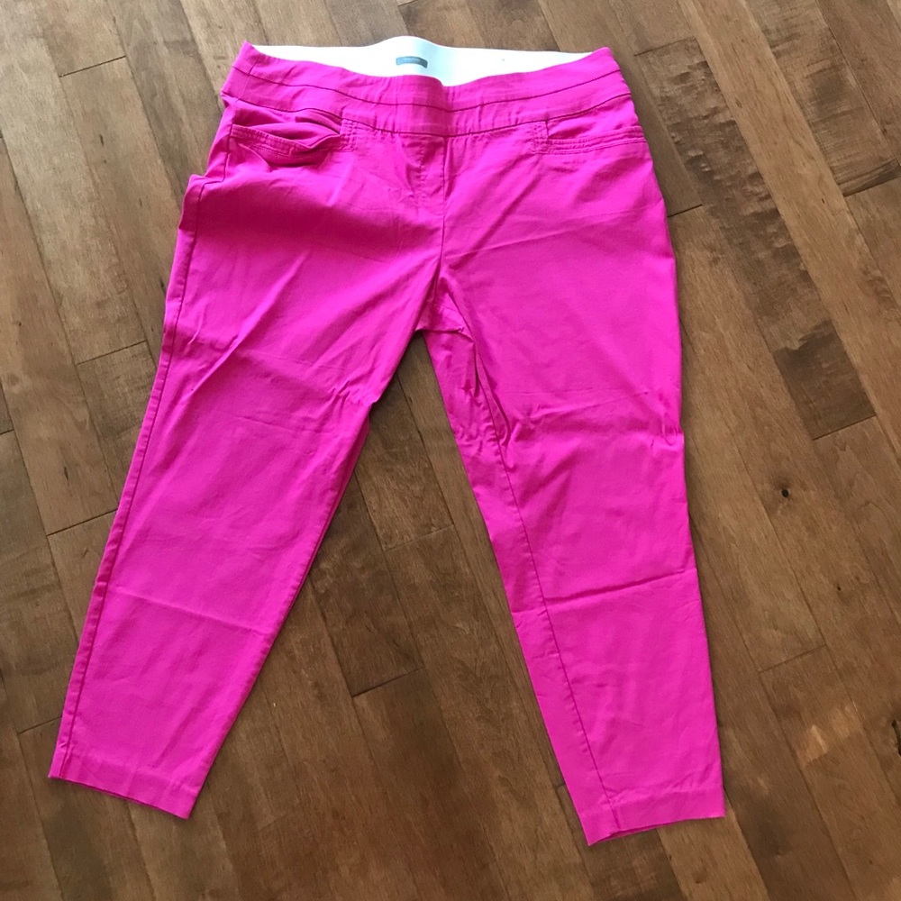 Pink Plus Size Dress Pants